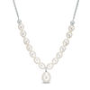 Thumbnail Image 1 of 5.0-9.0mm Baroque Freshwater Cultured Pearl Beaded Adjustable "Y" Necklace in Sterling Silver-19"
