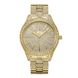 Ladies' JBW Cristal 1/8 CT. T.W. Diamond and Crystal Accent 18K Rose Gold Plate Watch (Model: J6346A)