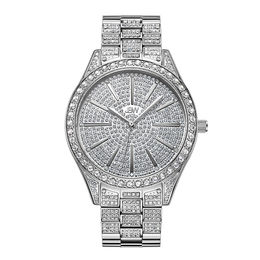 Ladies' JBW Cristal 1/8 CT. T.W. Diamond and Crystal Accent Watch with Silver-Tone Dial (Model: J6346C)