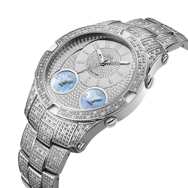 Men's JBW Jet Setter III 1-1/5 CT. T.W. Diamond Watch (Model: J6348B)