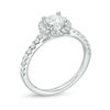 1-1/5 CT. T.W. Diamond Frame Engagement Ring in 14K White Gold