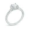 Thumbnail Image 3 of 1-1/5 CT. T.W. Diamond Frame Engagement Ring in 14K White Gold