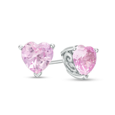 Gugma Minimalist Tiny Rose Cut Raspberry Pink Sapphire Sterling Silver Earrings September Birthstone Studs Post Earrings Women/'s Girls