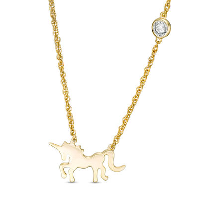 Zales shop unicorn necklace