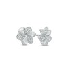 Thumbnail Image 0 of 1/6 CT. T.W. Diamond Pinwheel Stud Earrings in 10K White Gold