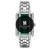 Thumbnail Image 4 of Ladies' JBW Mink 1/8 CT. T.W. Diamond and Crystal Watch with Rectangular Green Dial (Model: J6358A)