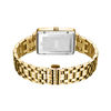 Thumbnail Image 2 of Ladies' JBW Mink 1/8 CT. T.W. Diamond and Crystal 18K Gold Plate Watch with Rectangular Dial (Model: J6358B)