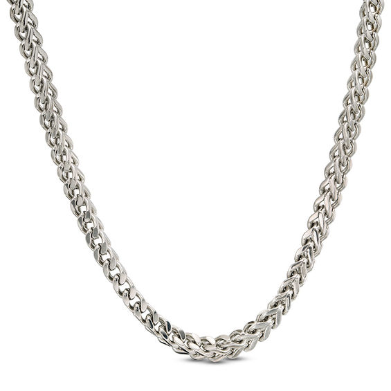Men's 3.25mm Franco Snake Chain Necklace in Stainless Steel - 24"