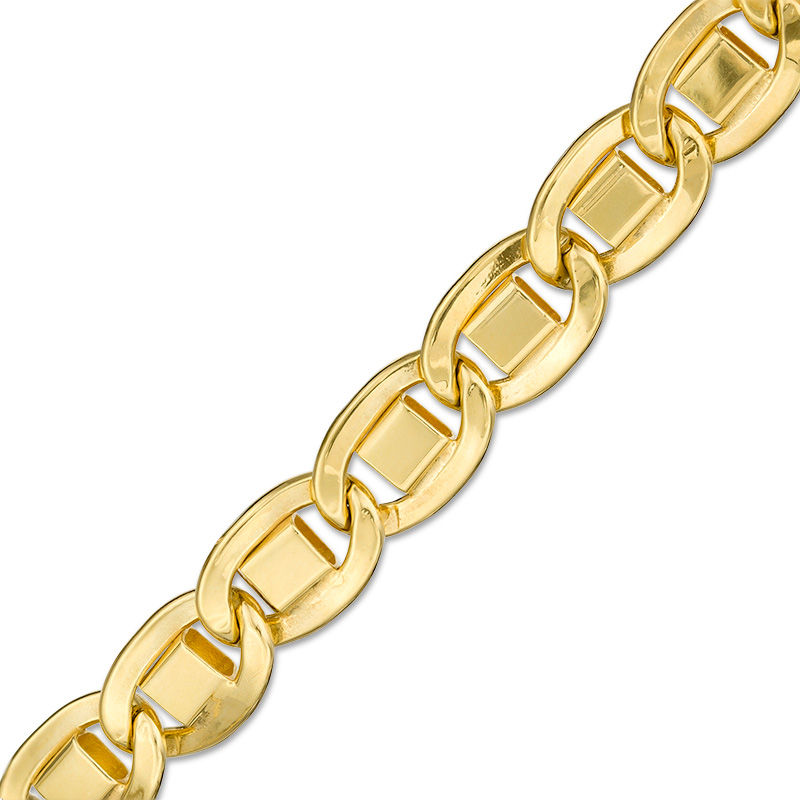 Main Image 1 of Men's Mariner Link Chain Bracelet in 10K Gold - 8.5"