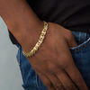 Thumbnail Image 1 of Men's Mariner Link Chain Bracelet in 10K Gold - 8.5"