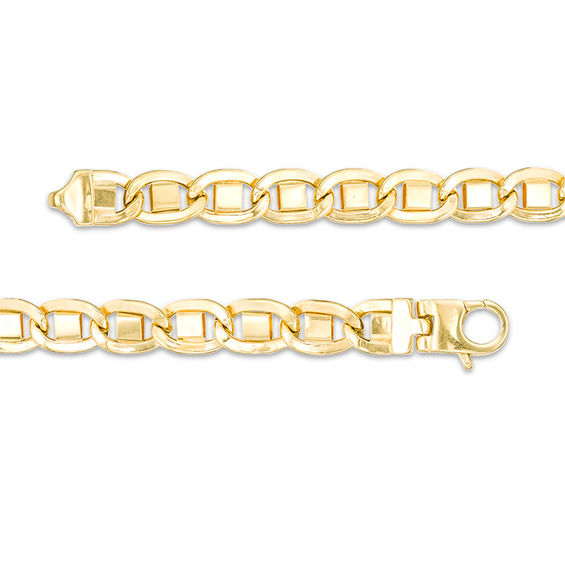 Men's 7.9mm Mariner Link Chain Necklace in 10K Gold - 22"