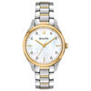 Thumbnail Image 0 of Ladies' Bulova Sutton Diamond Accent Two-Tone Watch with Mother-of-Pearl Dial (Model: 98P184)