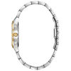 Thumbnail Image 3 of Ladies' Bulova Sutton 1/15 CT. T.W. Diamond Two-Tone Watch with Mother-of-Pearl (Model: 98R263)
