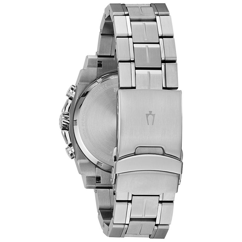 Main Image 2 of Men's Bulova Precisionist Chronograph Watch with Black Dial (Model: 98B316)