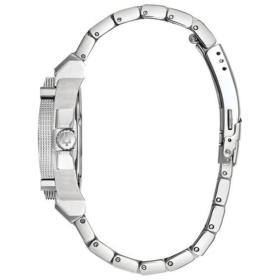Ladies' Bulova Precisionist 3/4 CT. T.w. Diamond Watch with Silver-Tone Dial (Model: 96R226)