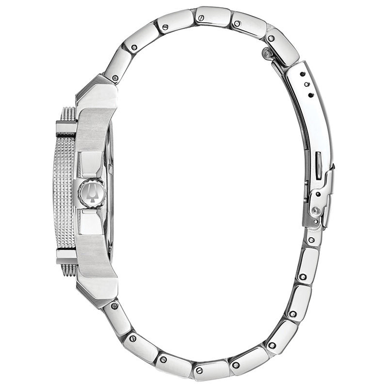 Main Image 3 of Ladies' Bulova Precisionist 3/4 CT. T.W. Diamond Watch with Silver-Tone Dial (Model: 96R226)