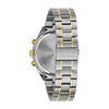 Thumbnail Image 1 of Men's Caravelle by Bulova Chronograph Two-Tone Watch with Blue Dial (Model: 45B152)