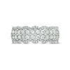 Thumbnail Image 3 of 1 CT. T.W. Diamond Double Row Scallop-Edge Band in 10K White Gold