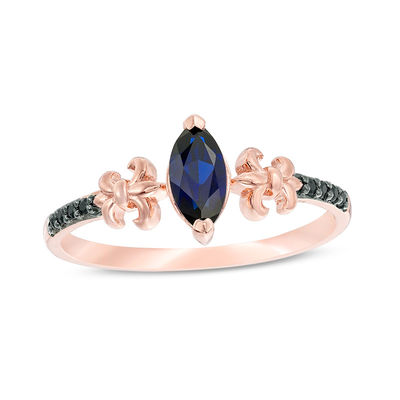 marquise cut promise rings