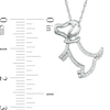 Thumbnail Image 3 of 1/8 CT. T.W. Diamond Dog with Collar Pendant in Sterling Silver
