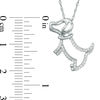 Thumbnail Image 3 of 1/8 CT. T.W. Diamond Dog with Collar Pendant in Sterling Silver