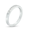 Thumbnail Image 1 of 1/4 CT. T.W. Diamond Seven Stone Channel-Set Anniversary Band in Platinum