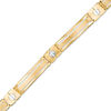Thumbnail Image 1 of Men's Screw Link Bracelet in 10K Two-Tone Gold - 8.5"