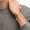 Thumbnail Image 2 of Men's Screw Link Bracelet in 10K Two-Tone Gold - 8.5"