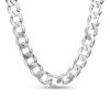 Thumbnail Image 1 of Men's 11.8mm Curb Chain Necklace in Sterling Silver - 24"