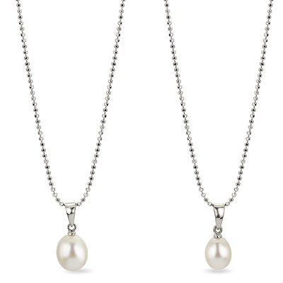 mother daughter pearl necklace