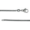 Thumbnail Image 4 of Men's Black Spinel Cross Pendant in Sterling Silver with Black Rhodium - 24"
