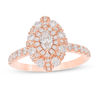 Thumbnail Image 1 of 1 CT. T.W. Marquise Diamond Double Frame Art Deco Engagement Ring in 14K Rose Gold