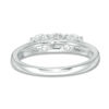 Thumbnail Image 4 of 1 CT. T.W. Diamond Past Present Future® Engagement Ring in 14K White Gold