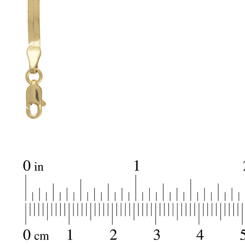 Ladies' 2.7mm Herringbone Chain Necklace in 14K Gold - 20"