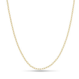 Ladies' 2.07mm Forzatina Cable Chain Necklace in 14K Gold - 20&quot;
