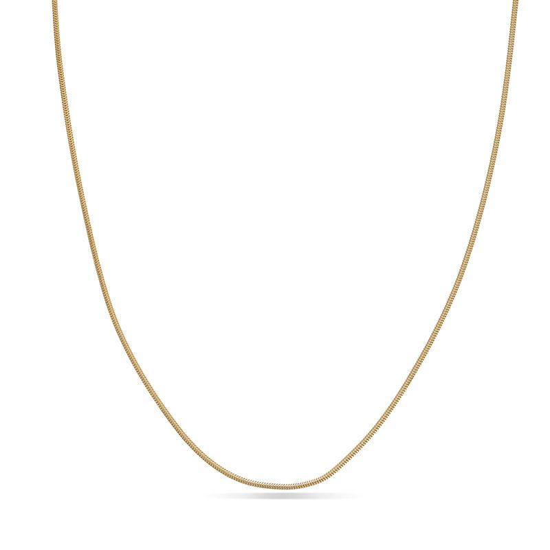 Ladies' 1.4mm Snake Chain Necklace in 14K Gold - 18"