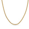 Thumbnail Image 1 of Ladies' Mirror Leaf Chain Necklace in 14K Gold - 20"