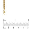 Thumbnail Image 2 of Ladies' Mirror Leaf Chain Necklace in 14K Gold - 20"