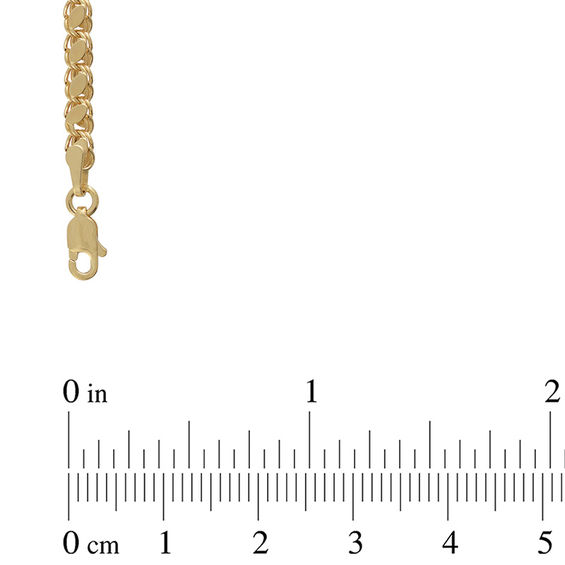 Ladies' Mirror Leaf Chain Necklace in 14K Gold - 20"