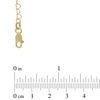 Thumbnail Image 1 of Ladies' Heart-Shaped Link Chain Necklace in 14K Gold - 18"