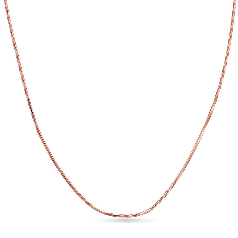 Rose gold snake chain necklace Clearance