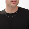 Thumbnail Image 2 of Made in Italy Men's 2.0mm Cable Chain Necklace in Sterling Silver - 18"
