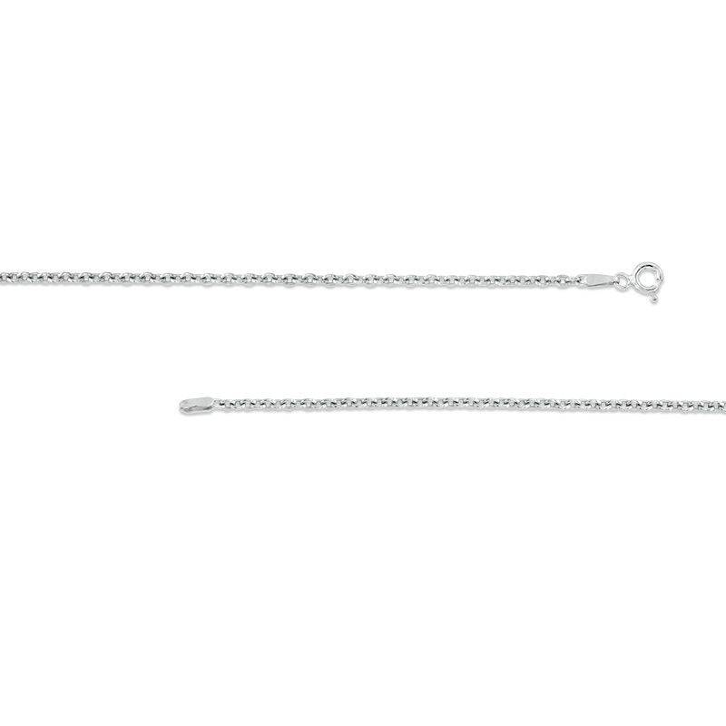 Main Image 3 of Made in Italy Men's 2.0mm Cable Chain Necklace in Sterling Silver - 18"