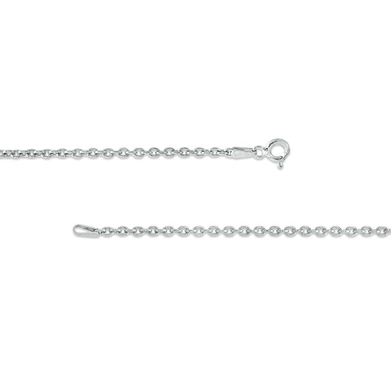 Main Image 3 of Made in Italy Men's 2.0mm Cable Chain Necklace in Sterling Silver - 24"