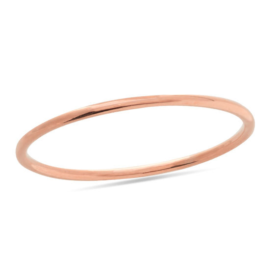 1.0mm Stackable Band in 14K Rose Gold - Size 7