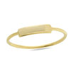 Thumbnail Image 1 of Mini Bar Ring in 14K Gold - Size 7