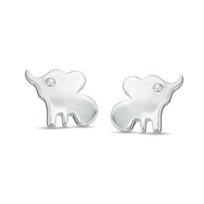 Elephant Jewelry Elephant Earrings Elephant Gifts Elephant Earrings in Silver Toned Metal Elephant Lover