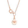 Thumbnail Image 2 of The Kindred Heart from Vera Wang Love Collection 1/2 CT. T.W. Diamond Tilted Pendant in 10K Rose Gold - 19"