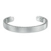 Thumbnail Image 1 of Multi-Finish Etched Arrow Edge Cuff in Sterling Silver - 8.5"