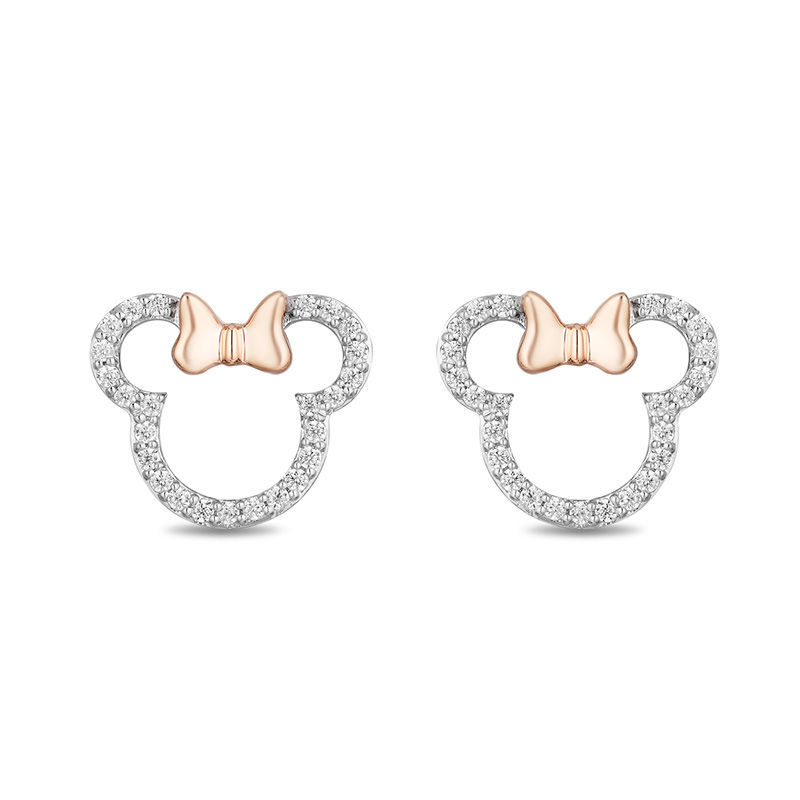 gold and silver stud earrings
